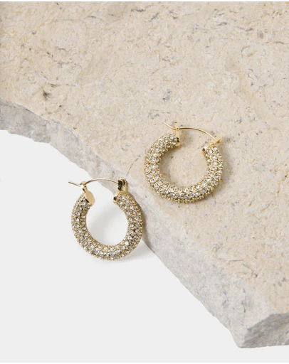 Forcast - Leonie 16k Gold Plated Earrings