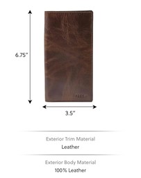 Fossil - Derrick Dark Brown Bifold Wallet