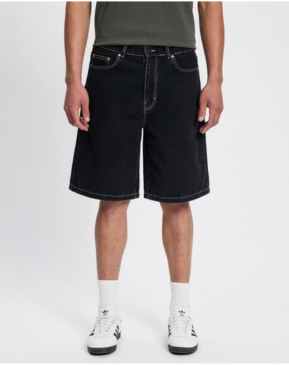 Stonewashed Black Denim