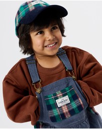 Goldie + Ace - Tate Check Cap - Babies-Kids