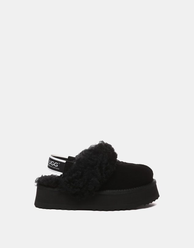 EVERAU - Australian Shepherd Ugg Waffle Curly Platform Cow Suede Upper House Shoes