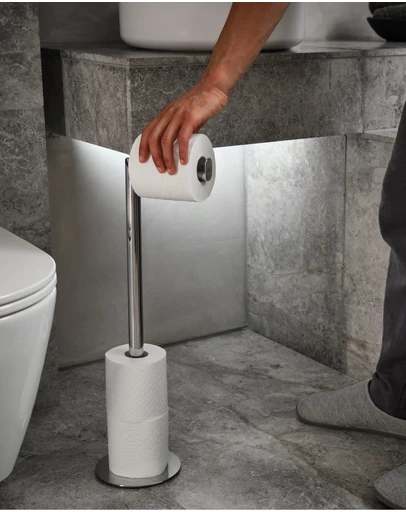 Joseph Joseph - EasyStore™ Luxe 2-in-1 Toilet Roll Stand