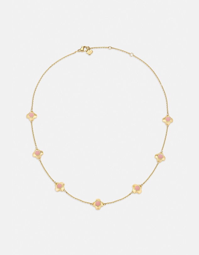Daniel Wellington - North Star Necklace 7 Small Apricot Enamel
