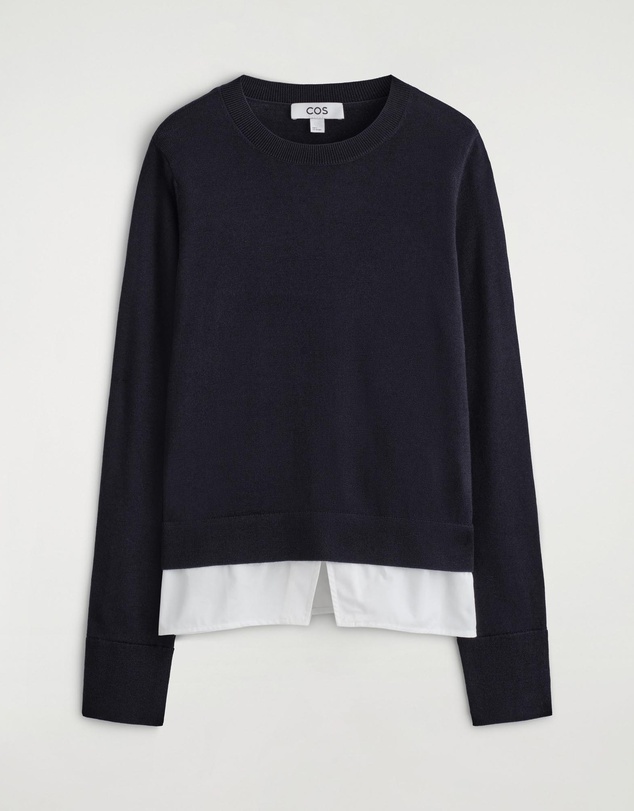 COS - Layered Merino Wool Jumper