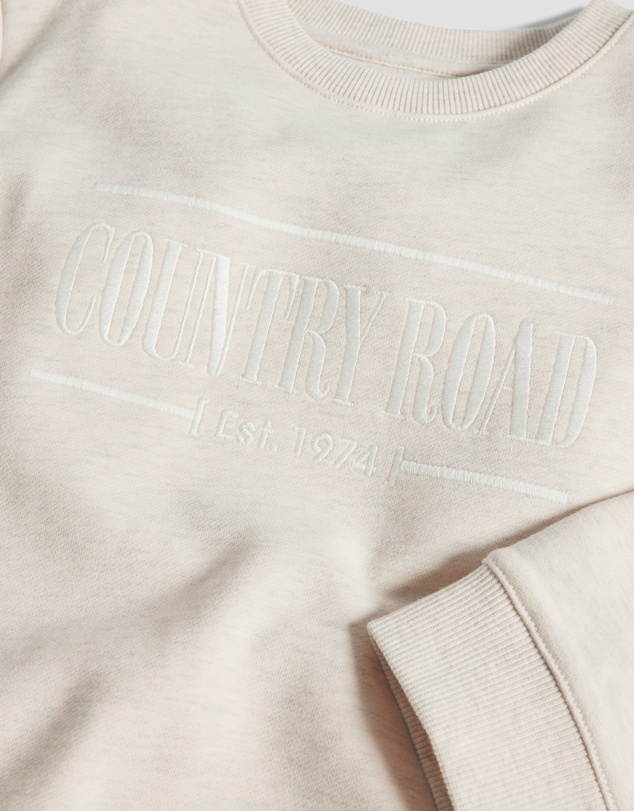 Country Road - Australian Cotton Relaxed Heritage Sweat