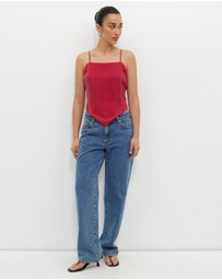 Calli - Cupro Scarf Top