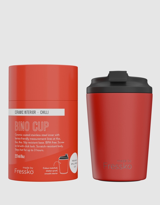 Fressko - Ceramic Lined Bino 8oz Reusable Coffee Cup