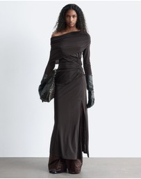 & Other Stories - Draped Midi Dress