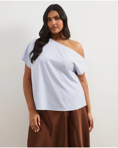 Atmos&Here Curvy - Willow Off Shoulder Top