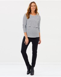 Angel Maternity - Maternity Fitted Slim Work Pants