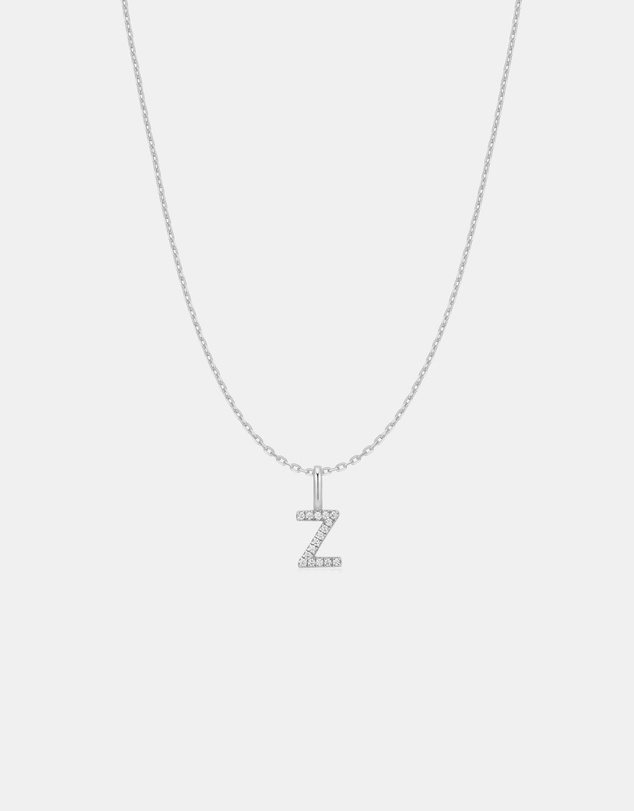 Ania Haie - Ania Haie Silver Letter Z Initial Necklace