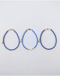 Miz Casa and Co - Crystal Beaded Bracelet Stack