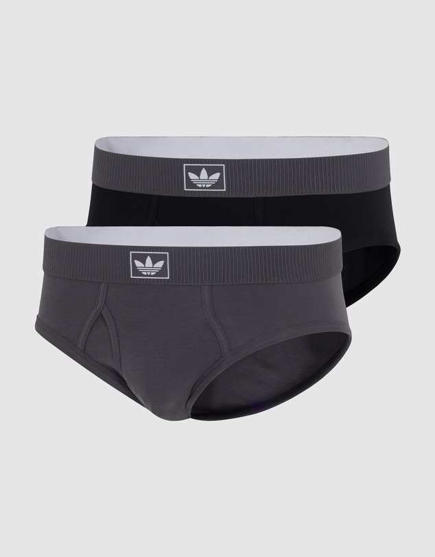 adidas Originals - 2 Pack Comfort Cotton Rib Hip Brief