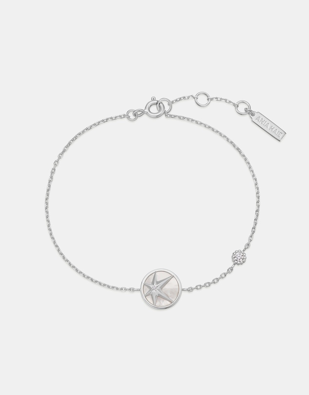 Ania Haie - Ania Haie Silver Star Mother-of-Pearl Bracelet