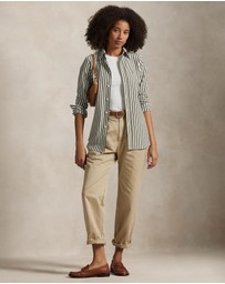 Polo Ralph Lauren - Striped Knit Oxford Cotton Shirt