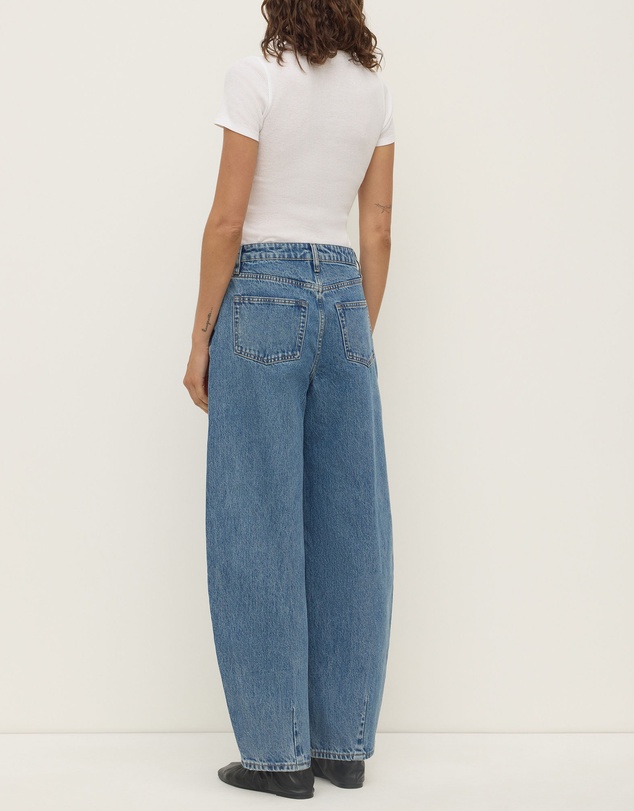 Assembly Label - High Rise Barrel Jeans