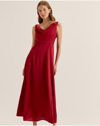 Review - Montague Cowl Neck Dress