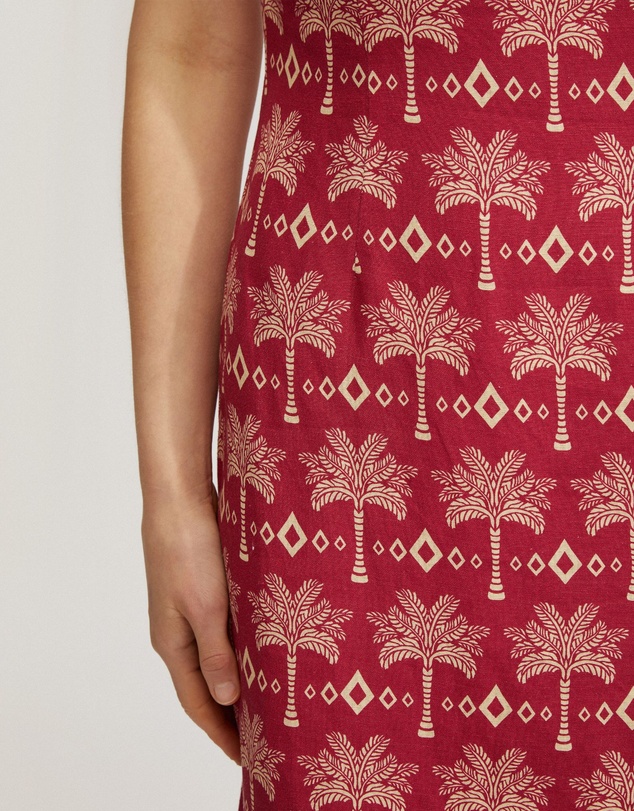Oxford - Scala Strapless Printed Dress