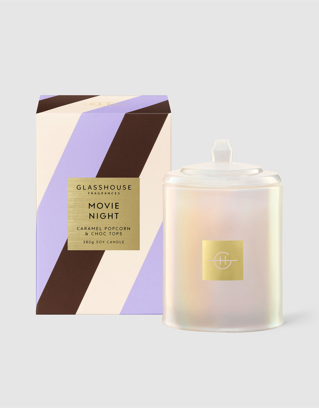 Glasshouse Fragrances - Movie Night 380g Soy Candle