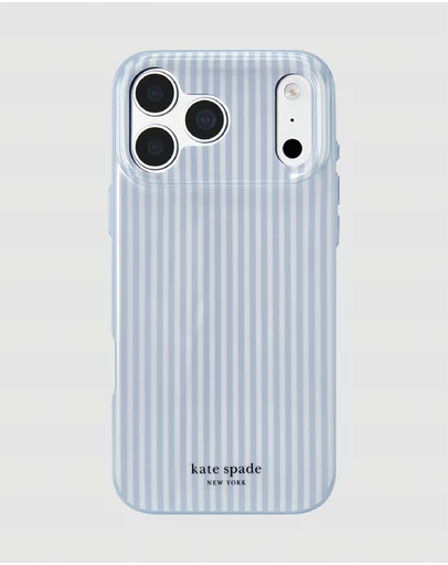 Kate Spade - Kate Spade Faux Stripe Dimond MagSafe Case for iPhone 18 Pro Max / 17 Pro Max