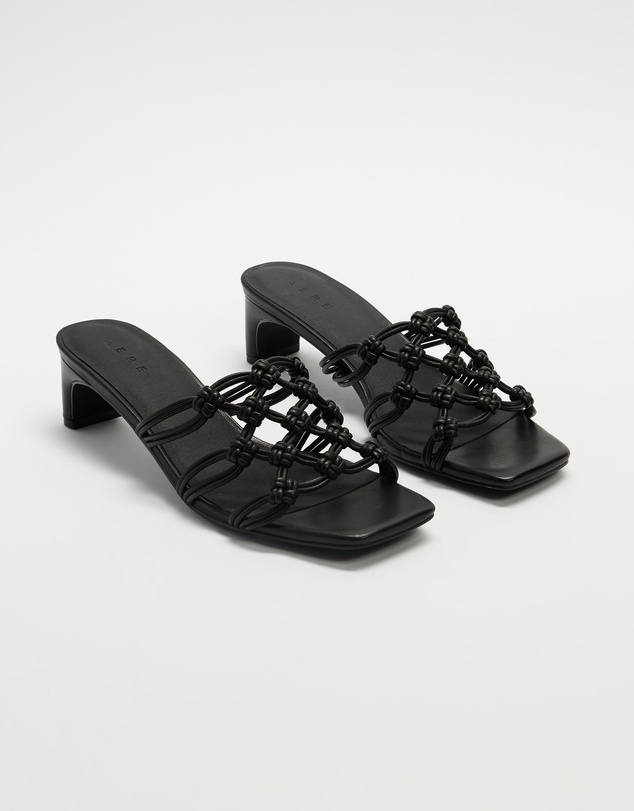 AERE - Knotted Leather Heels