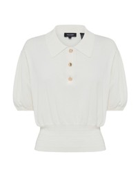 Oxford - Rose Polo Knitted Top