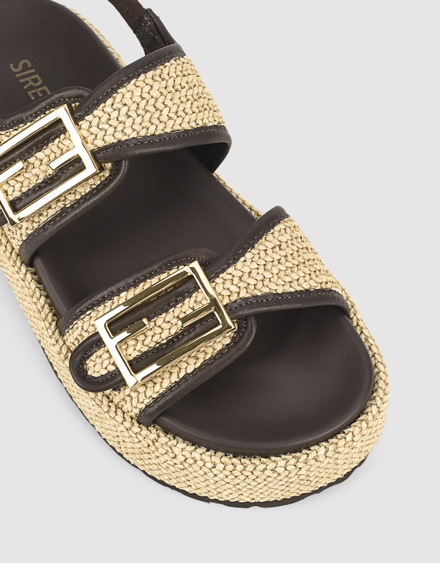 Siren - Apricot Flatform Sandals