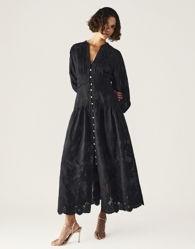 MOS The Label - Edith Lace Maxi Dress