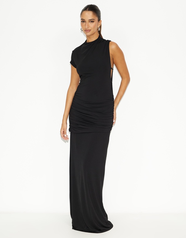 Dazie - Muse Asymmetric Maxi Dress