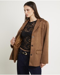 Subtitled - Sophia Suede Blazer