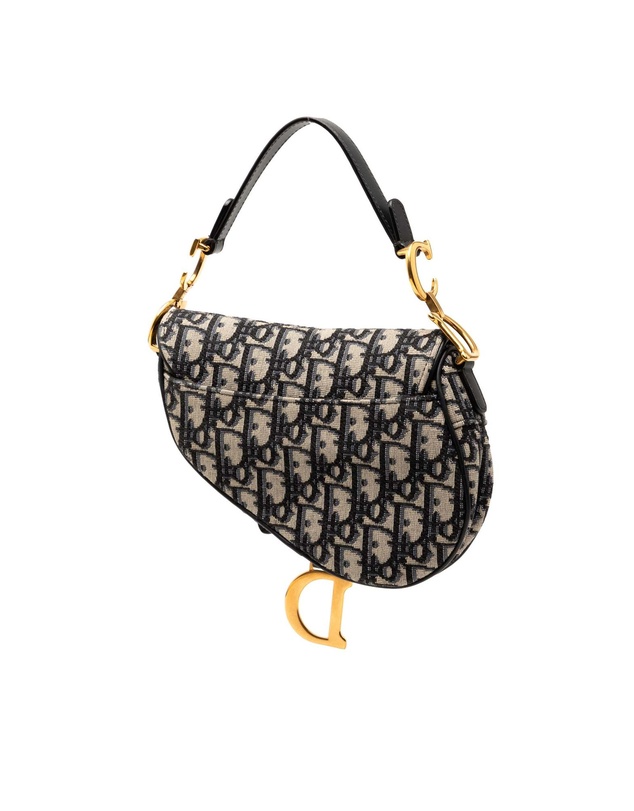 Pre-Loved by Azura Reborn - Pre-Loved Mini Oblique Canvas Saddle Bag