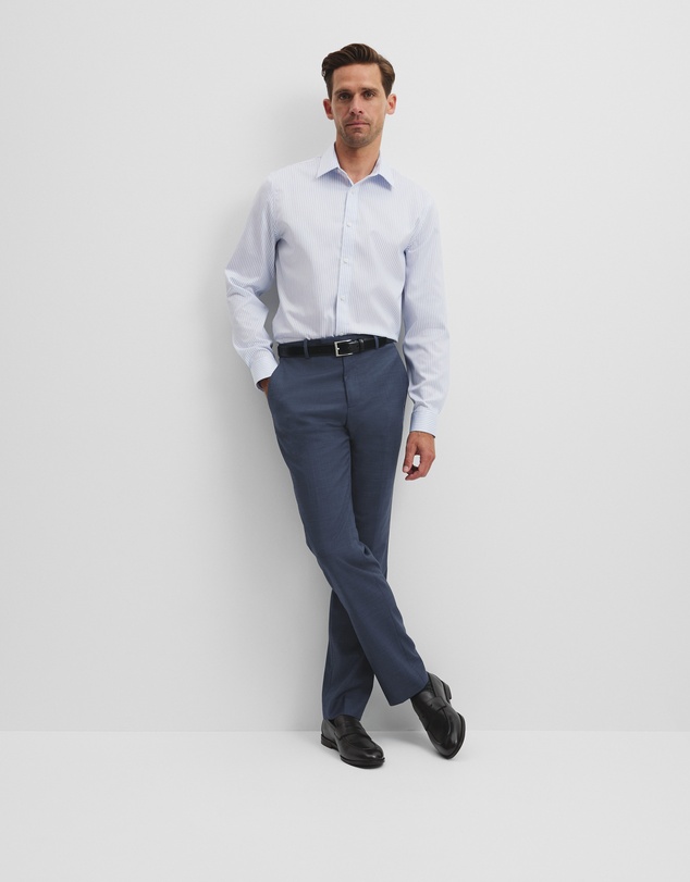 Country Road - Slim Fit Stripe Travel Shirt