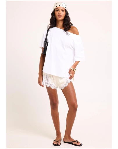 Alice In The Eve - Joy Lace Mini Shorts