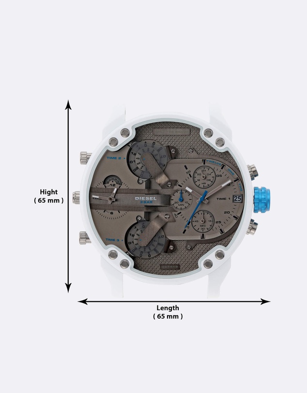Diesel - Mr. Daddy 2.0 White Analogue Watch