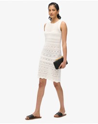 Superdry - Crochet Mini Slim Fit Dress