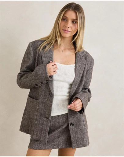 Rhythm - Herringbone Blazer