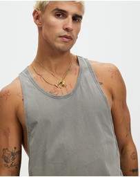 Surrounded By Ghosts - The Travertine Cotton Singlet
