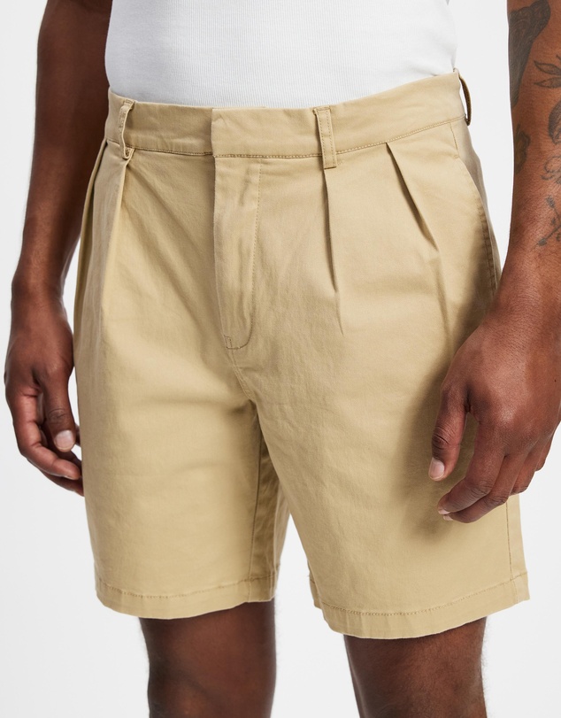Staple Superior - Pleated Chino Shorts