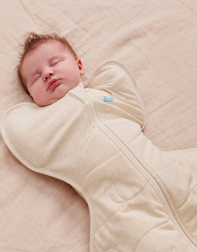 Love to Dream - Swaddle Up™ 3.5T Quilted Stretch Cotton Oatmeal