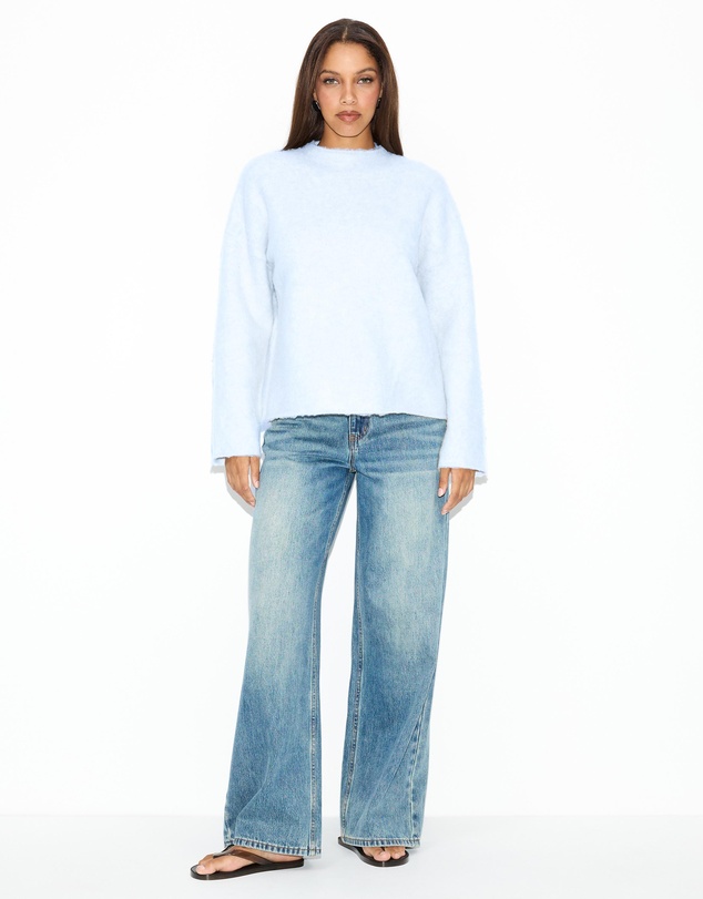 Dazie - Talia Fluffy Knit Jumper
