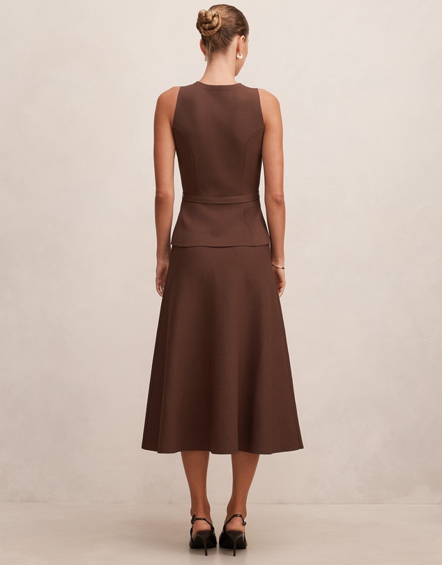 Forever New - Amelia Layered A-Line Midi Dress