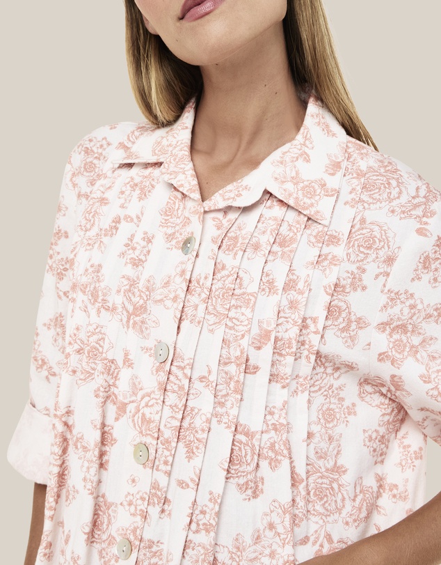 Papinelle - Nostalgia Cosy Pleat Front Nightie