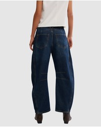 Free People - Good Luck Mid Rise Barrel Jeans