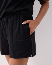 Wanderluxe Sleepwear - Taylor Shorts Black
