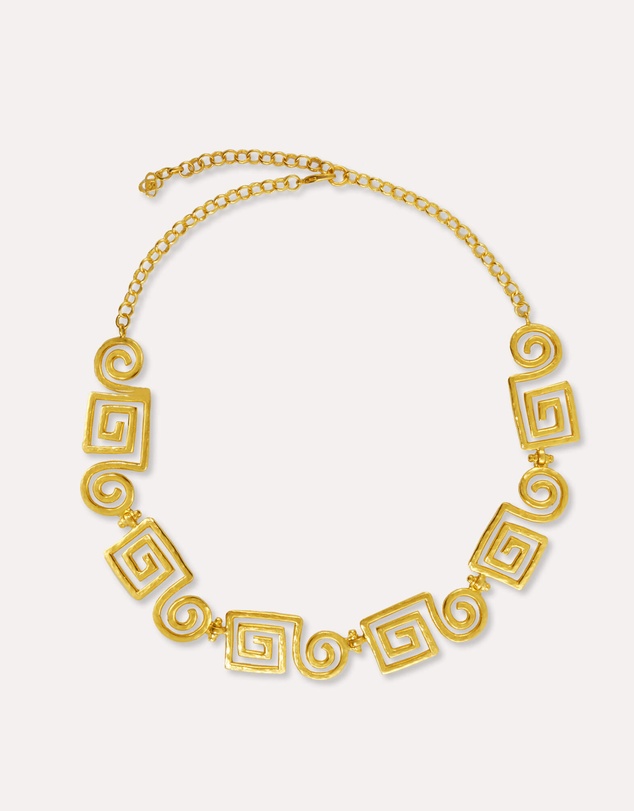 Ottoman Hands - Megara Geometric Spiral Necklace