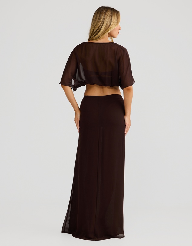 Vacay Swimwear - Vela Skirt Chocolate