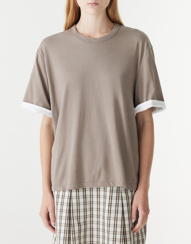Bassike - Slouch Turnback T-Shirt
