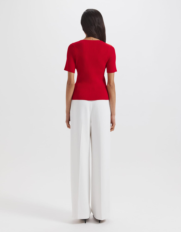 SABA - Vicky Keyhole Rib Knit