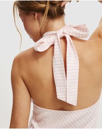 Cotton On - Haven Cross Halter Mini Dress