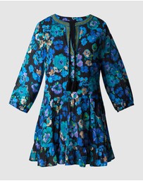Miraclesuit Swimwear  - Secret Garden Mini Length Cotton Beach Dress